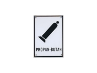 Tabulka bezpečnostní samolepící PROPAN BUTAN