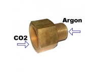Přechodka CO2(Lahev)-Ar(RV) redukce
