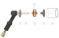 Svěrka elektrody 1,6mm Clear 9/20 Jumbo BL